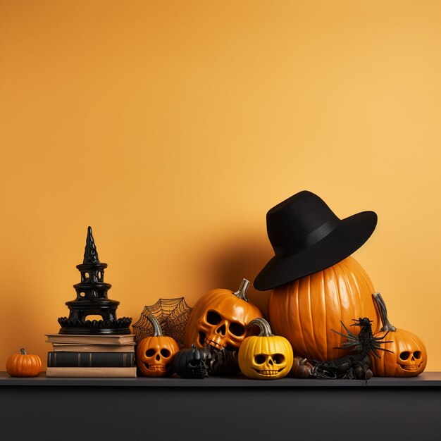 Des lanternes d'Halloween effrayantes