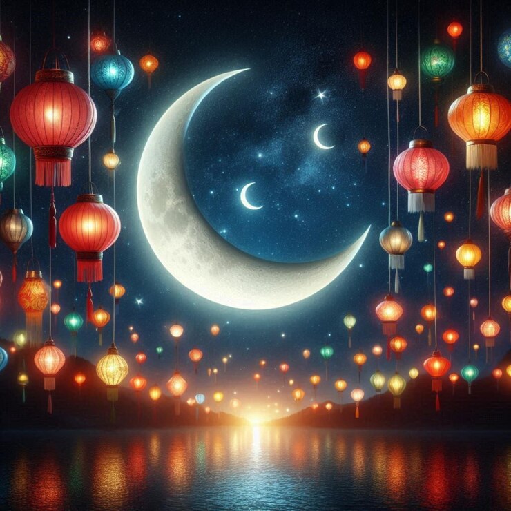 Lanternes à la lune