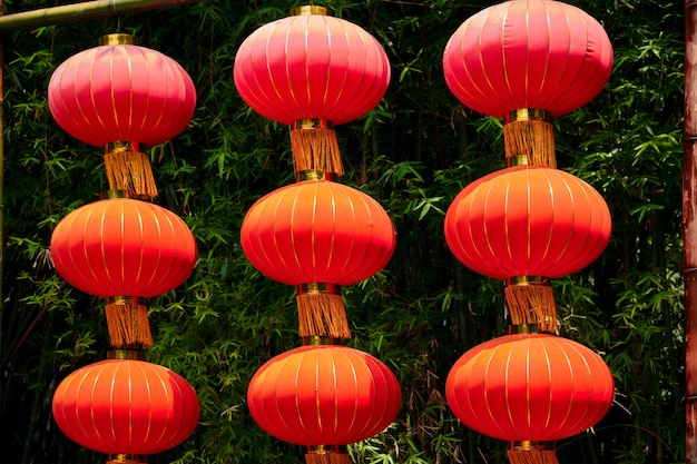 Lanternes traditionnelles chinoises