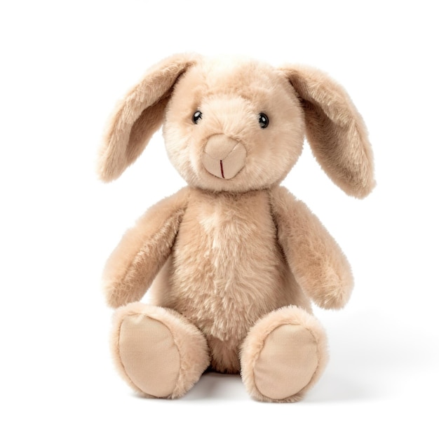 Un lapin en peluche apporte la joie de Pâques