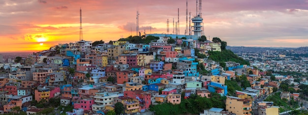 Las Penas la plus ancienne région de Guayaquil Equateur