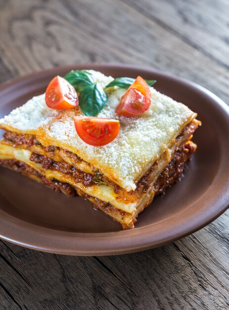 Lasagne aux tomates cerises