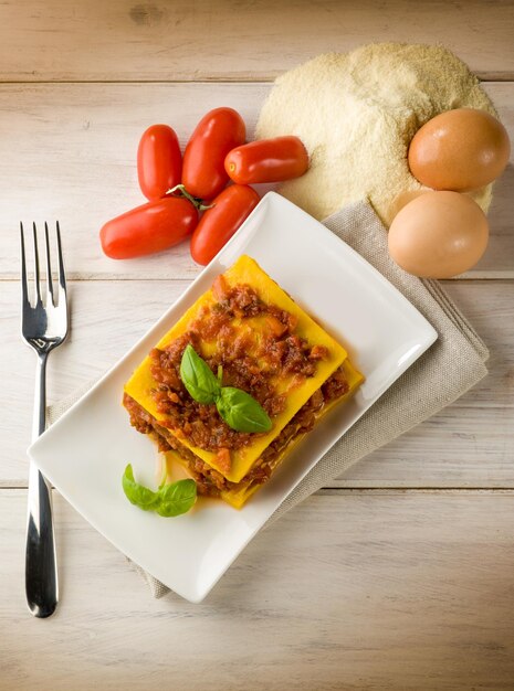 Lasagnes végétariennes maison