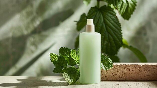 Le lavage du corps à la menthe revitalisant