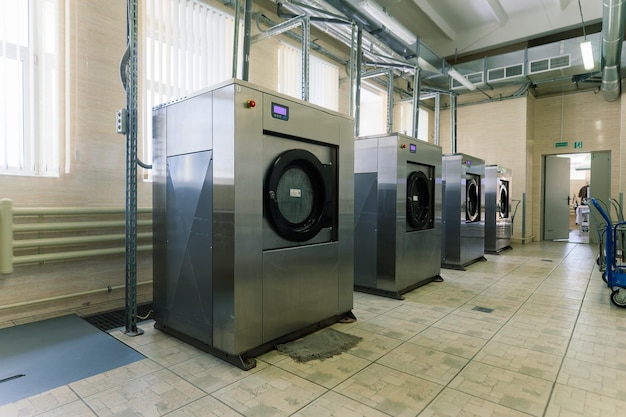 Lavage industriel dans les commerces publics et la blanchisserie