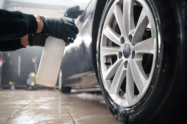 Lavage de roues professionnel