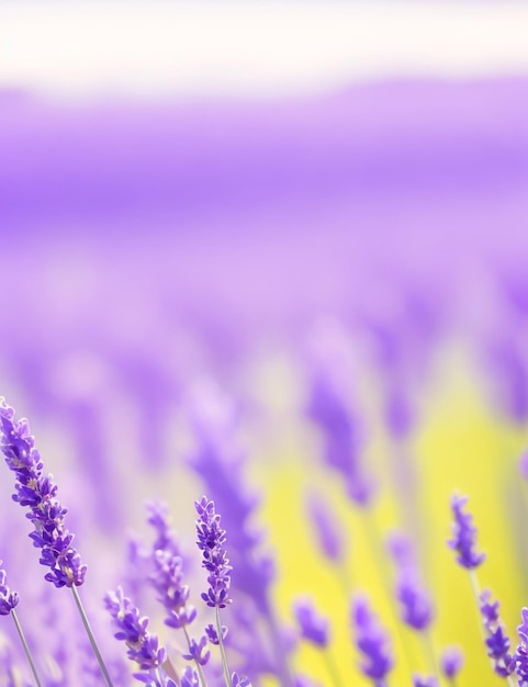 Lavender Dreams Abstract Lavender Fields Blur pour un fond tranquille