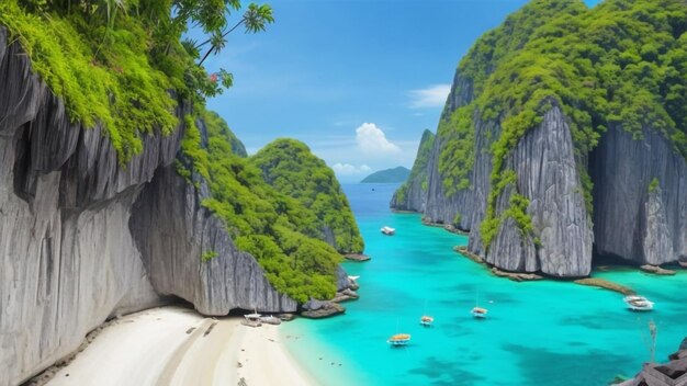 Île Cadlao dans l'archipel de Bacuit aux Philippines