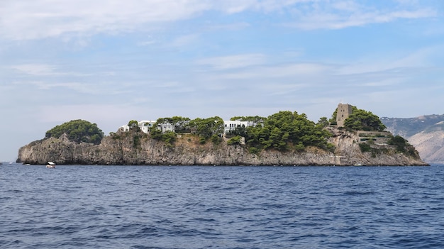 Île de côte d'Amalfi Naples Italie