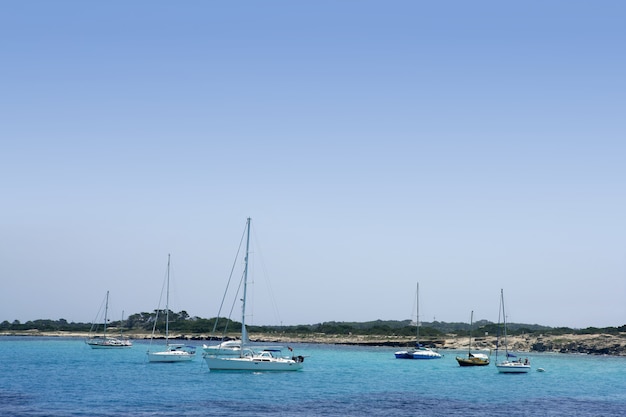 Île de Formentera près d&#39;Ibiza en Méditerranée