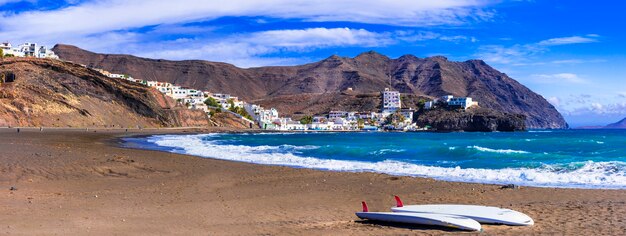 Île de Fuerteventura, belle plage Las Playitas