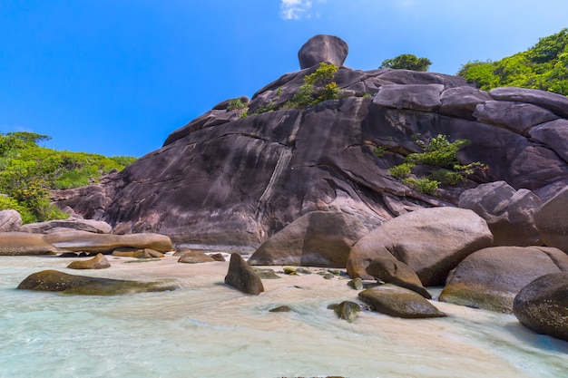 Île Similan à la mer d&#39;Andaman, Phuket, Thaïlande