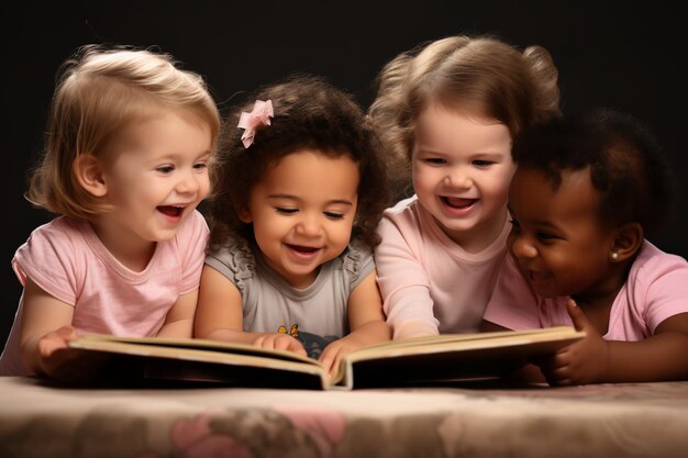 Photo le lecteur adorable, l'enfant, le ver de livre, le charme