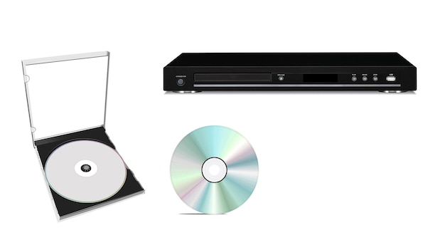 Photo lecteur dvd avec disque cd