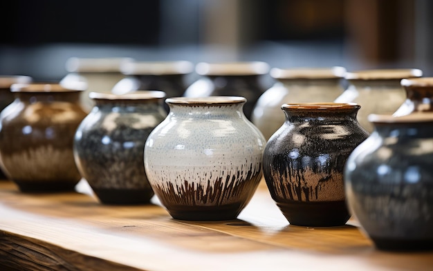 Élégance fonctionnelle de poterie artisanale