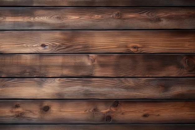 Élégance rustique Arrière-plan en bois sombre captivant avec des nœuds et une texture naturelle