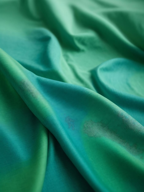 Élégance de tissu moderne en vert et turquoise