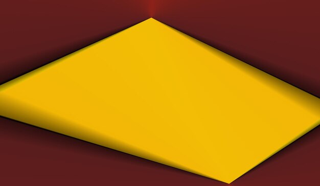 Élégant rouge foncé avec fond abstrait de couche de papier jaune