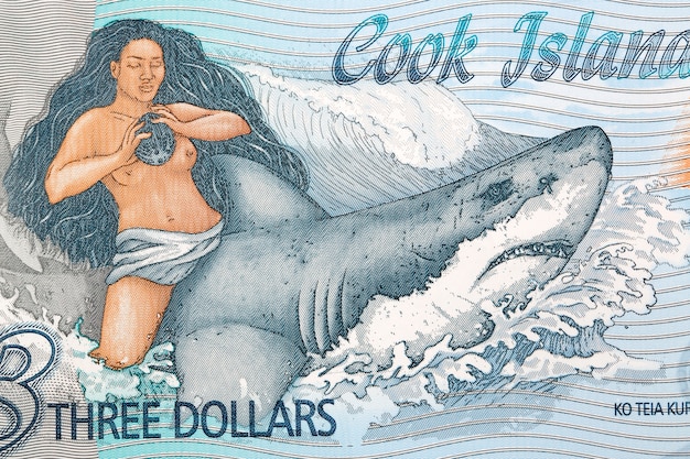 La légendaire Ina brise une noix de coco sur la tête d'un requin avec de l'argent