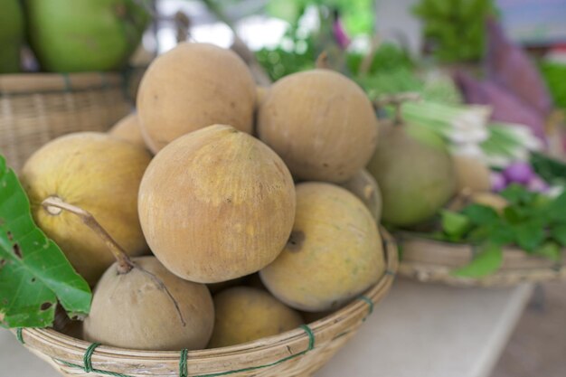 Légumes biologiques cultivés en Thaïlande par des agriculteurs , Légumes frais, sélectionnez focus.