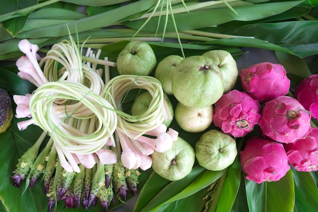 Légumes biologiques cultivés en Thaïlande par des agriculteurs , Légumes frais, sélectionnez focus.