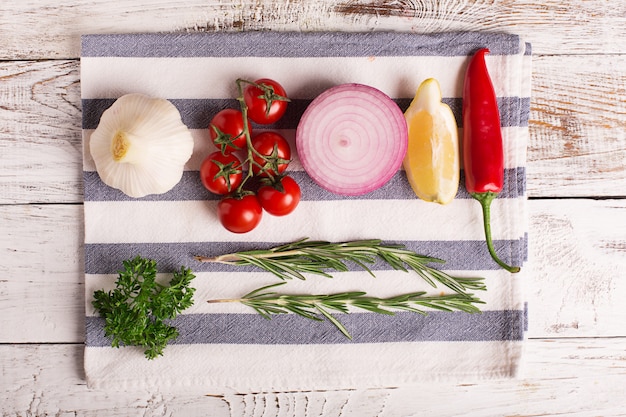 Légumes colorés