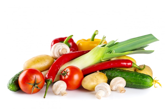 Légumes crus frais et savoureux