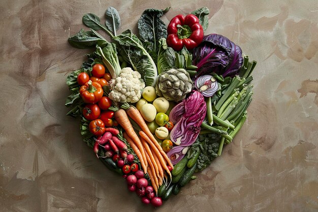 Des légumes en forme de cœur