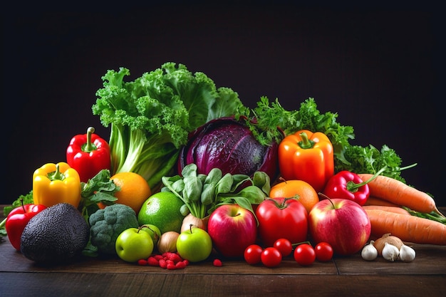 Légumes frais biologiques