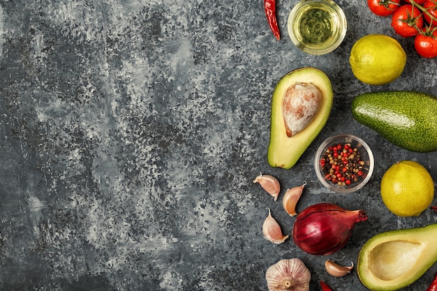 Légumes frais pour cuisiner des aliments diététiques végétariens