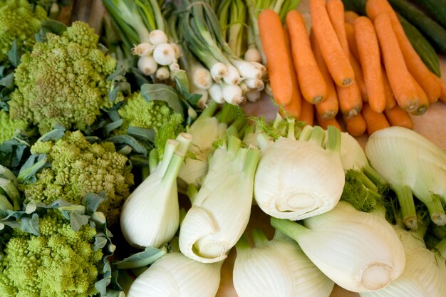 Photo légumes frais variés