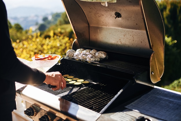 Légumes grillades en été