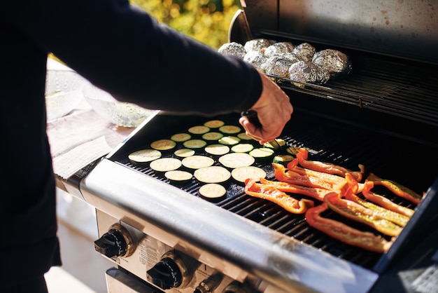 Légumes grillades en été