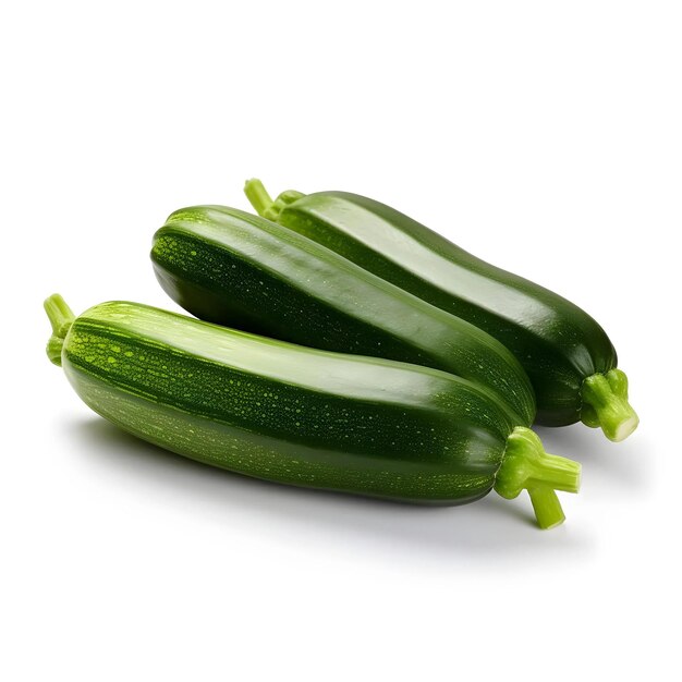 légumes isolés de courgettes pour une alimentation saine