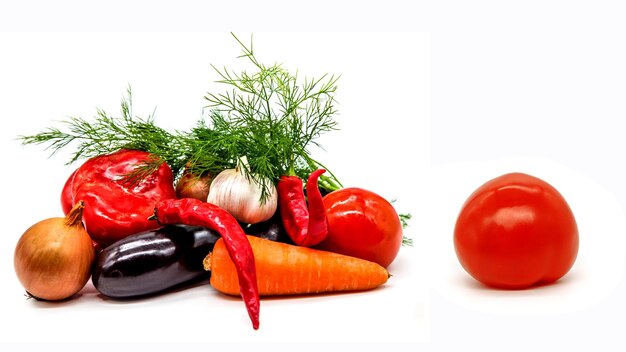 Légumes pour la cuisson de divers plats de légumes