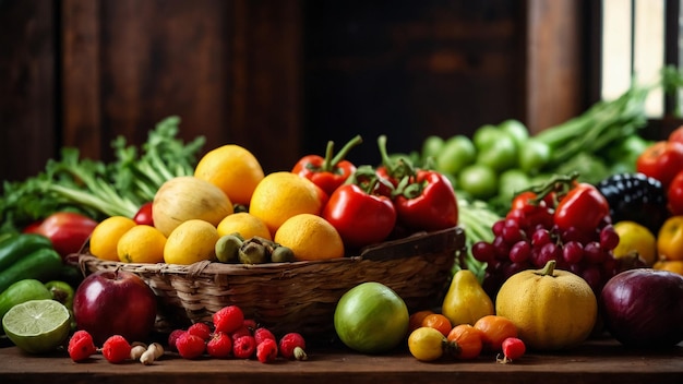 Photo légumes de printemps variés