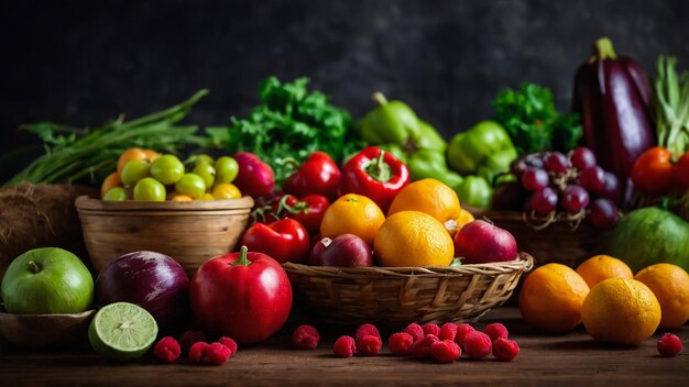 Photo légumes de printemps variés