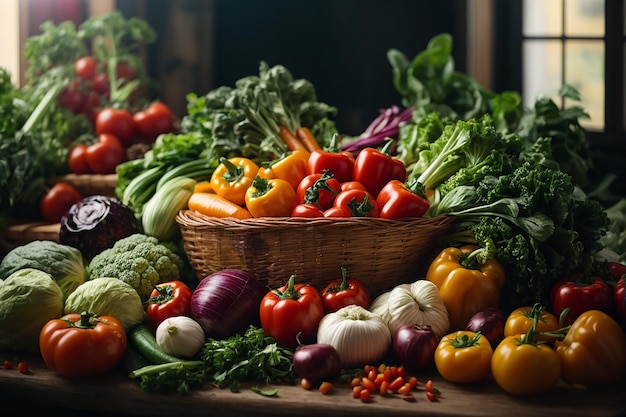 légumes sains et frais