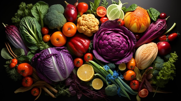 Les légumes sains génératifs Ai