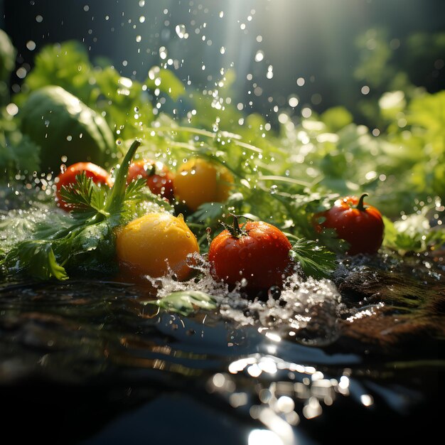 Photo des légumes sains et une santé pure à chaque bouchée