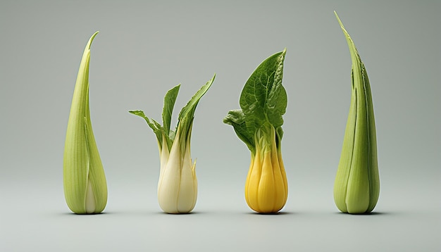 légumes végétaliens minimalistes