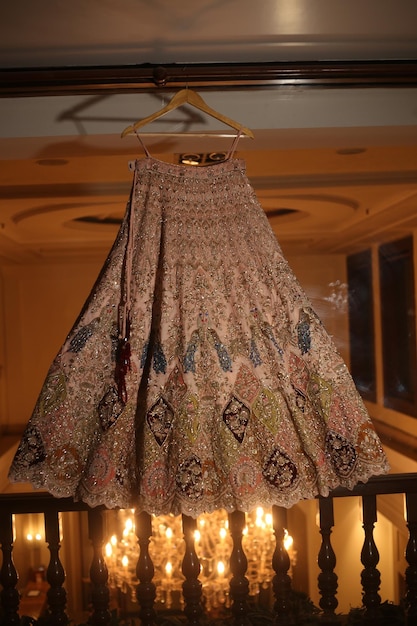 Lehenga de mariée indienne