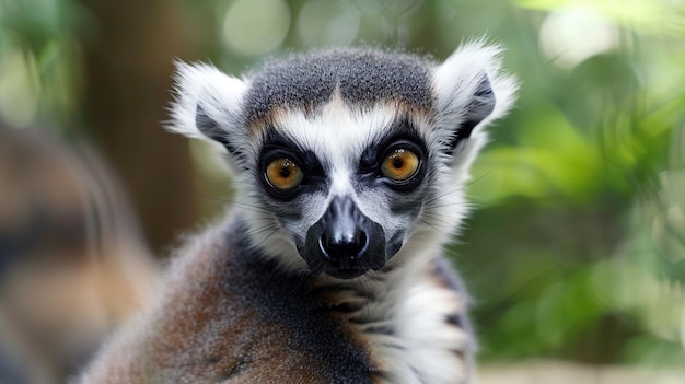 Un lémurien au zoo