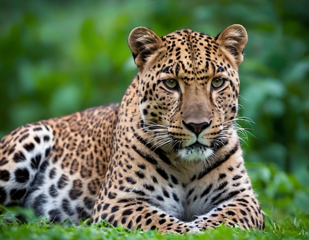 Photo le léopard dans la nature