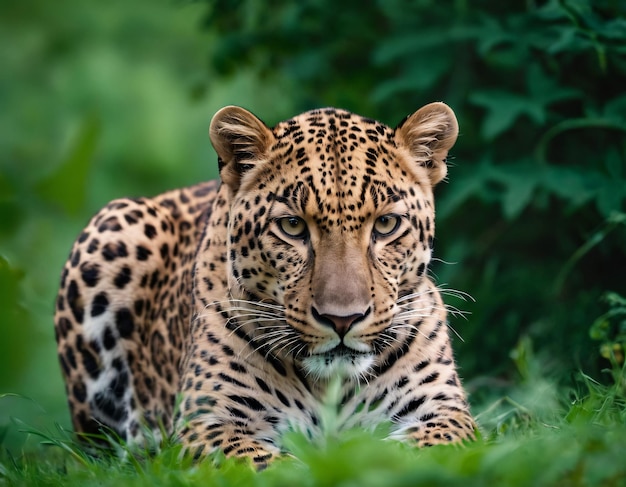 Photo le léopard dans la nature