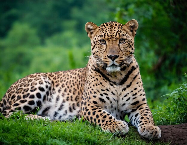 Photo le léopard dans la nature