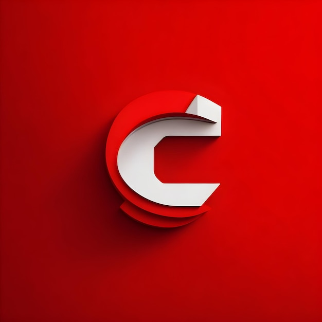 Photo lettre c alphabet c logo texte identité de la marque minimal c logo