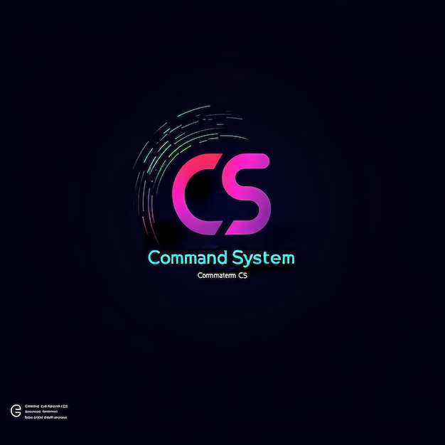 La lettre initiale CS La conception du logo avec des lignes de cercle La technologie moderne Le logo vectoriel