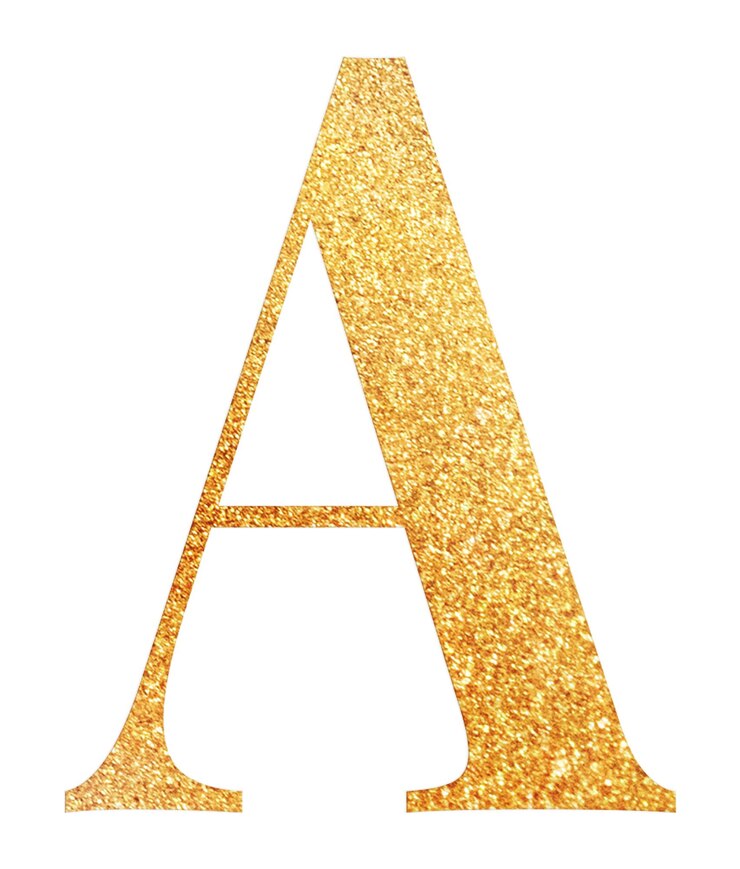 Photo une lettre png en feuille d'or alphabet à fond transparent