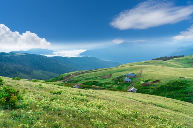 Lever du soleil à Gito plateu, montagnes Kackar. Rize - Turquie